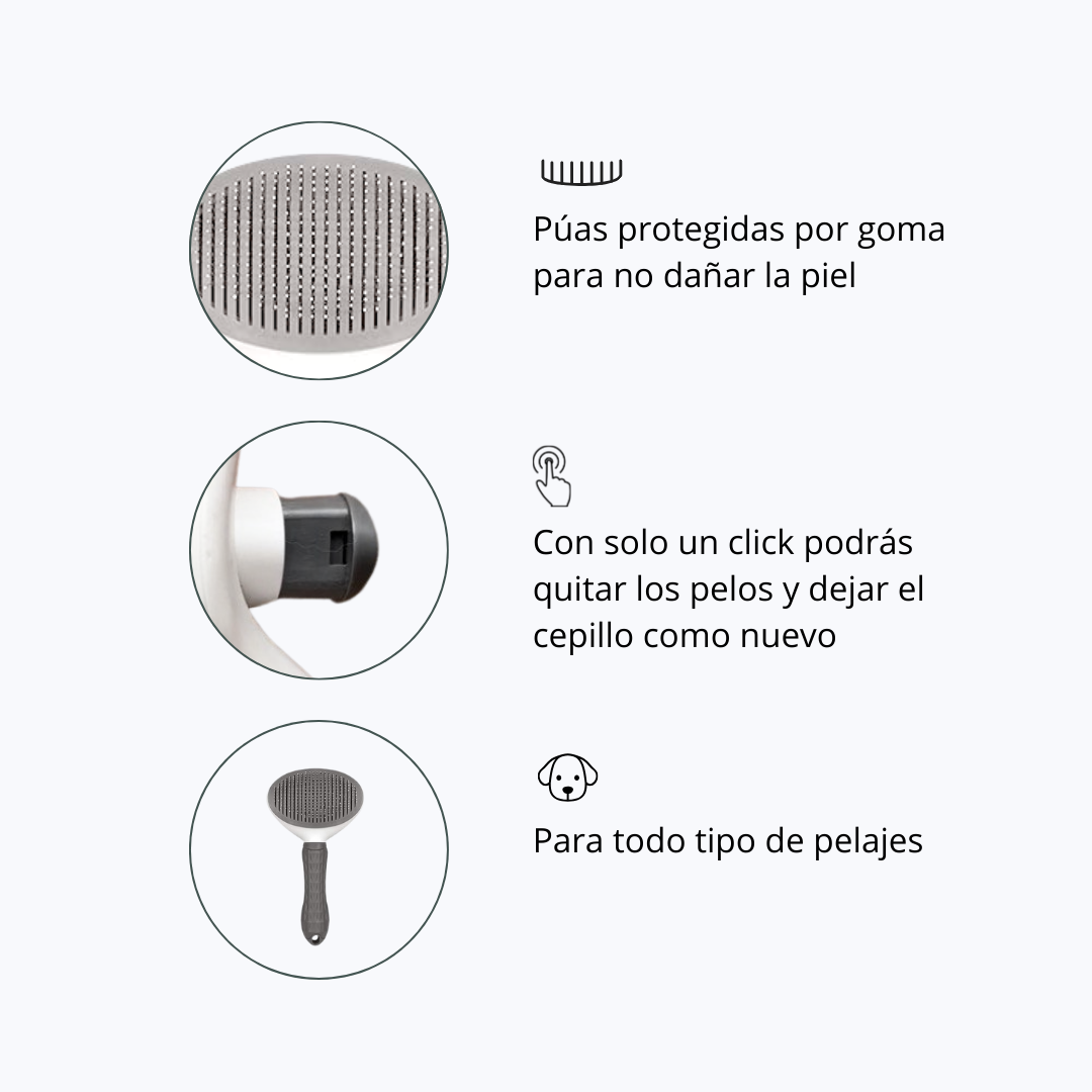 Cepillo con autolimpiado