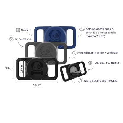 Dark Blue AirTag Case