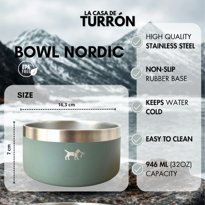 Cuenco de acero inoxidable Nordic