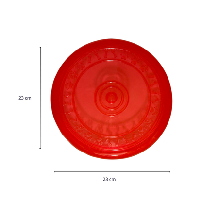 Medidas Frisbee para perros resistente rojo La Casa de Turron
